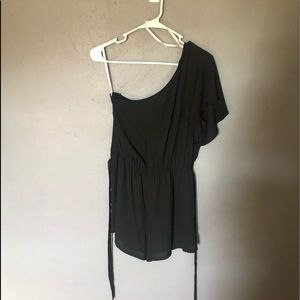 One Shoulder Romper